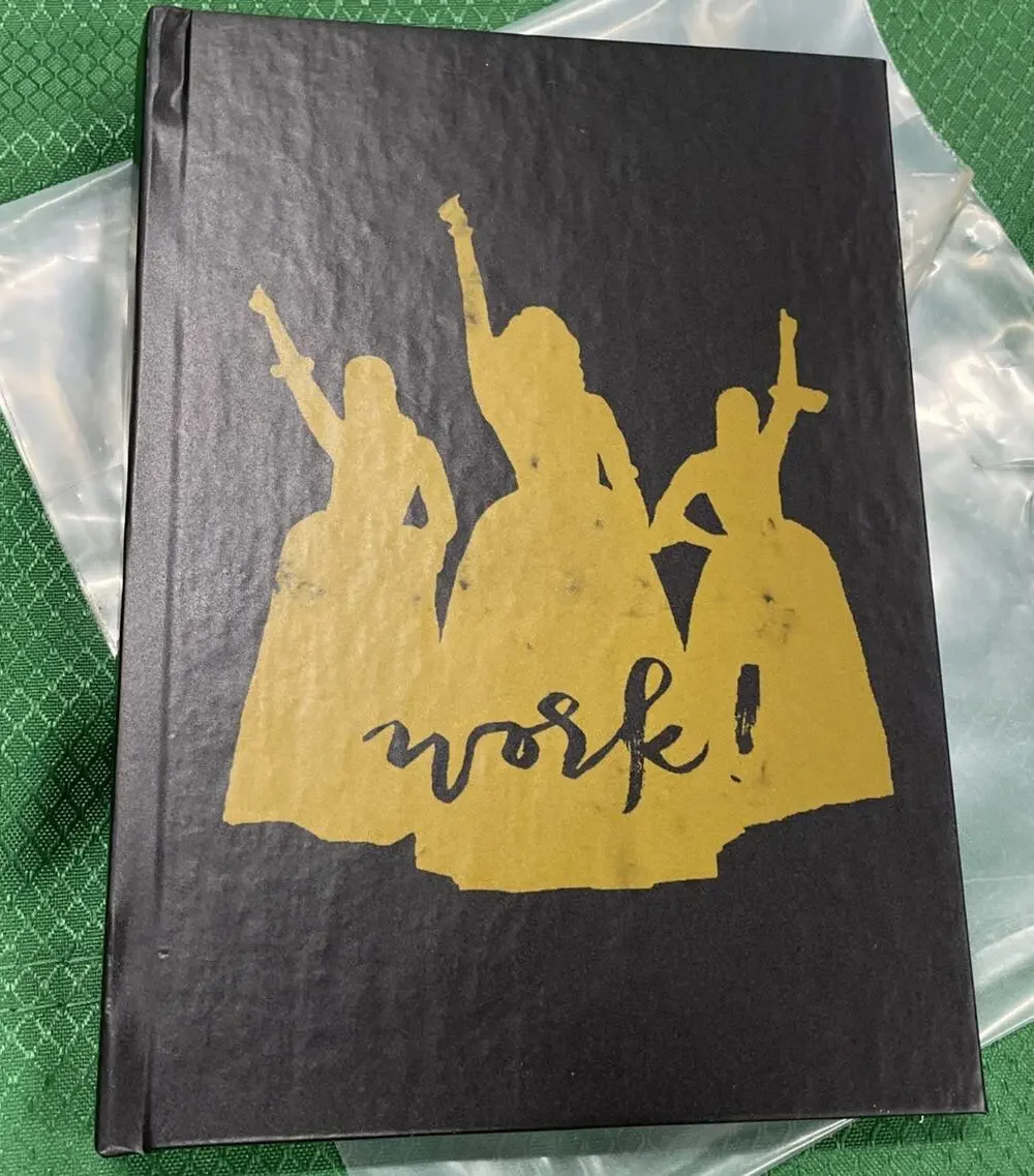 Work! - Hamilton Notebook Journal Diary Skylar Sisters New 50+pages